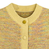 Yellow Multicolor Knit Vest