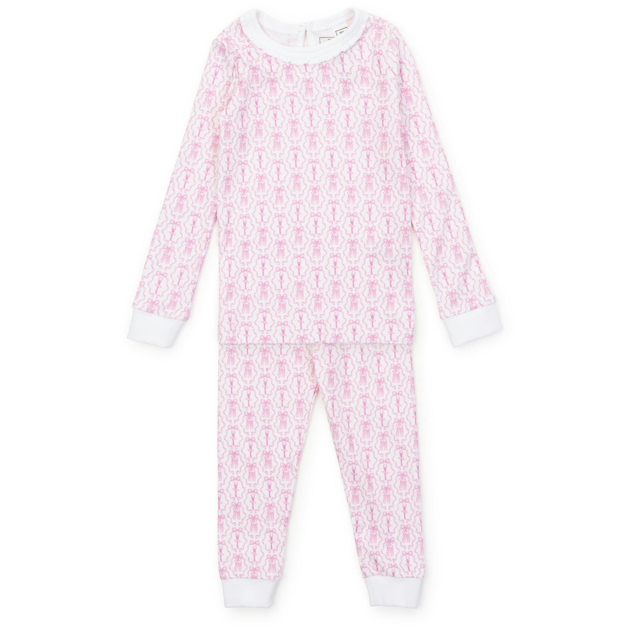 Ava Girls' Pajama Pant Set - Ballet and Bows