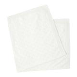 Ivory Pointelle Frill Blanket