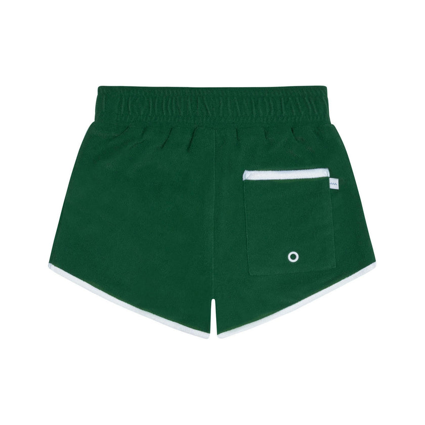 boys palma green terry boardie