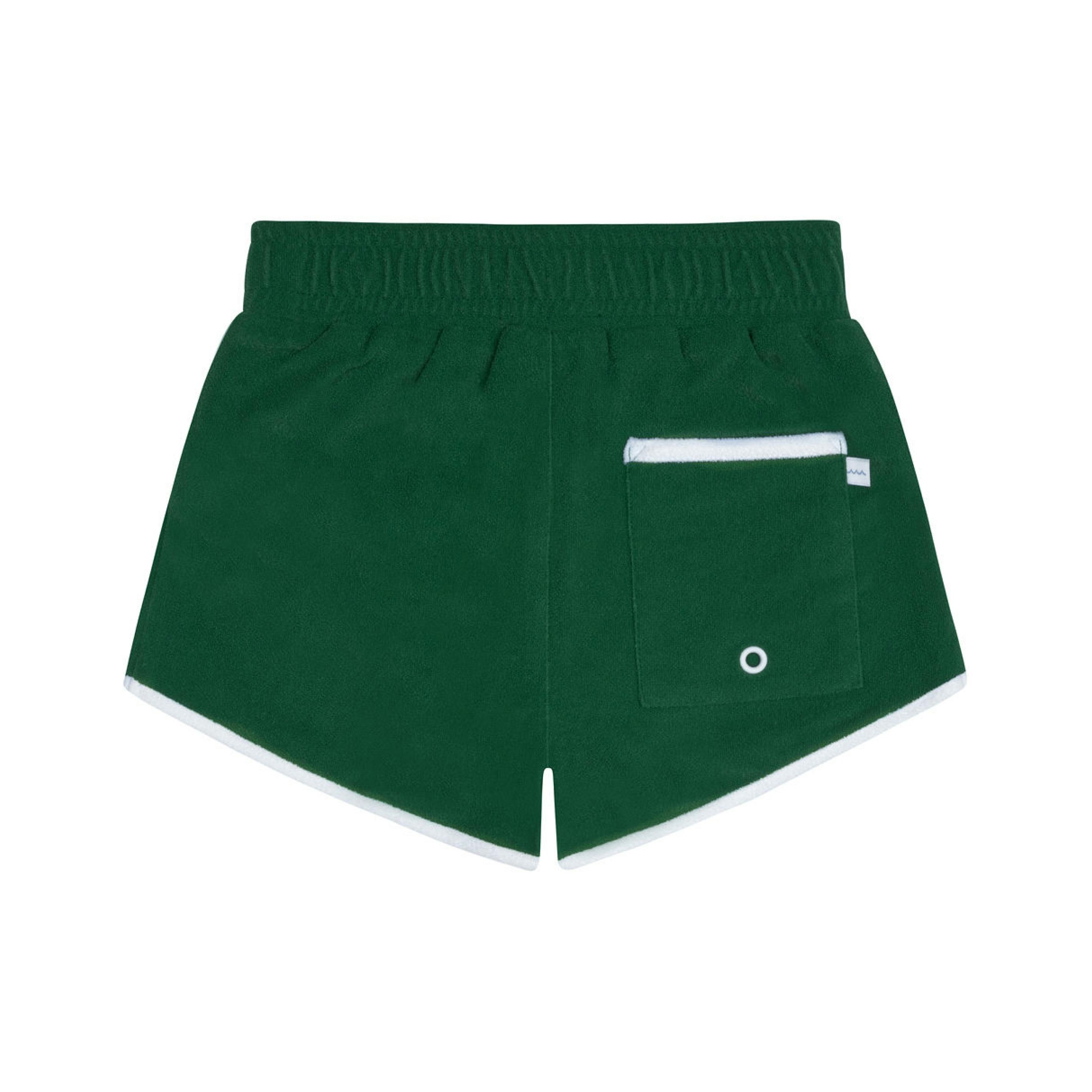 boys palma green terry boardie