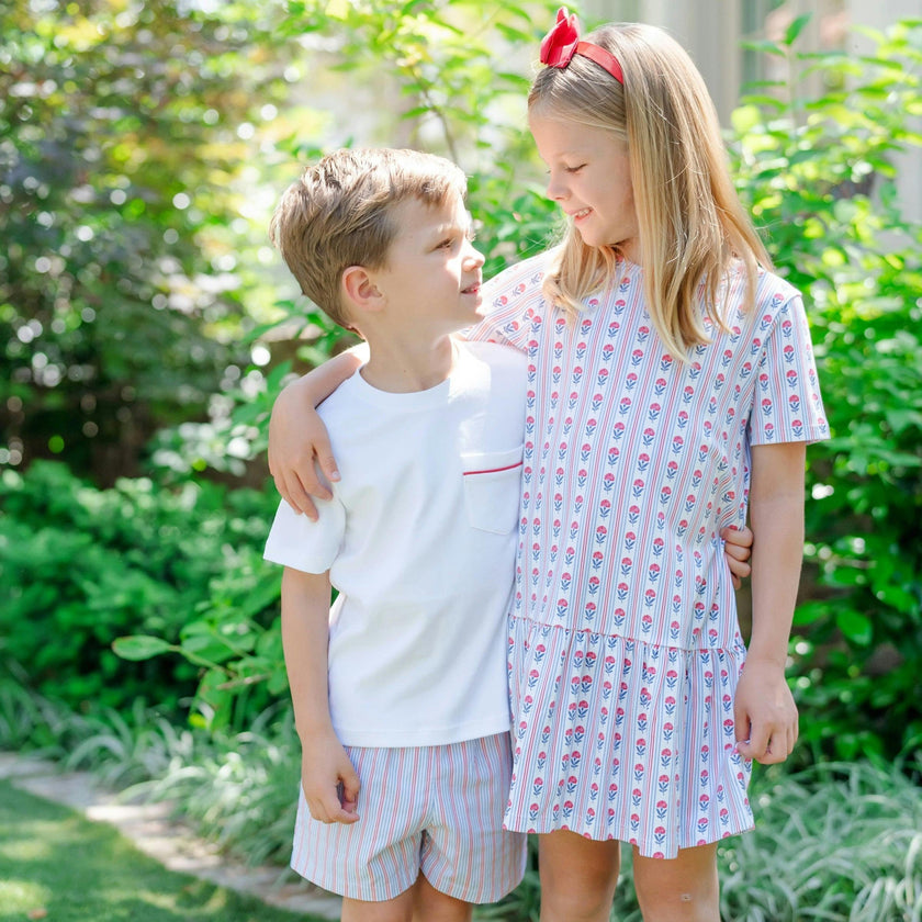 Hudson Boys' Short Set - Liberty Stripe