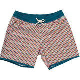Swimshort Tommaso - Scales Pint Cinnamon Teal