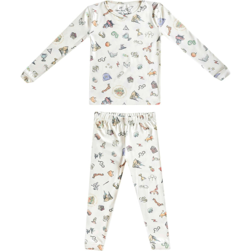 Wizarding World 2pc Long Sleeve Pajama Set, Prints