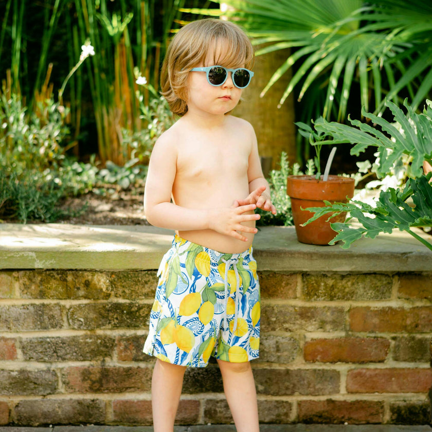The Lemonade Stand - Boys Swim Trunks UPF 50+