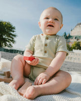 Cotton Rib Romper