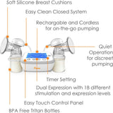 Deluxe Cordless Electric Breast Pump