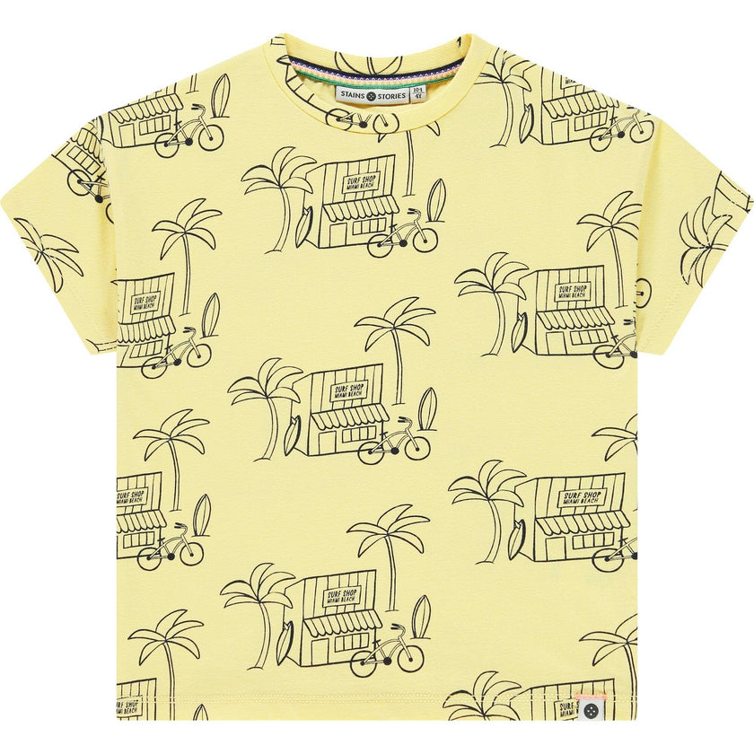 Allover Surf Shop Graphic T-Shirt