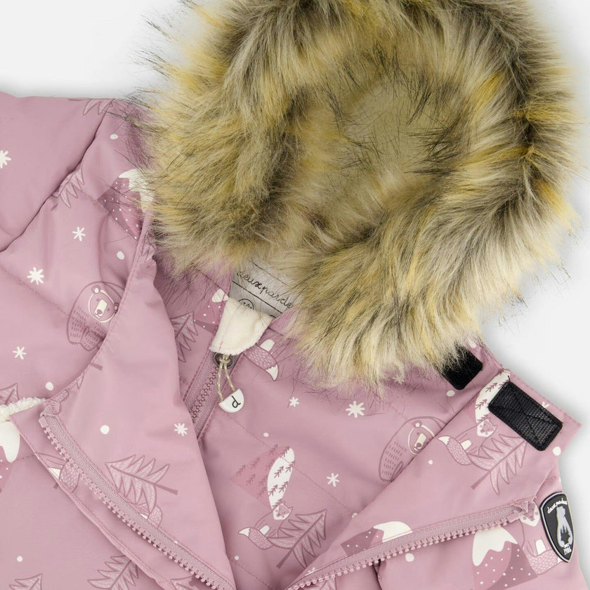 One-Piece Baby Snug Snowsuit Designed for Car Seat