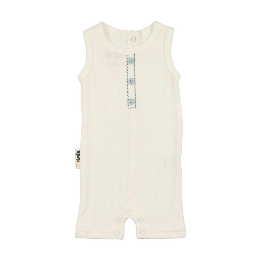 Textured Stripe Romper