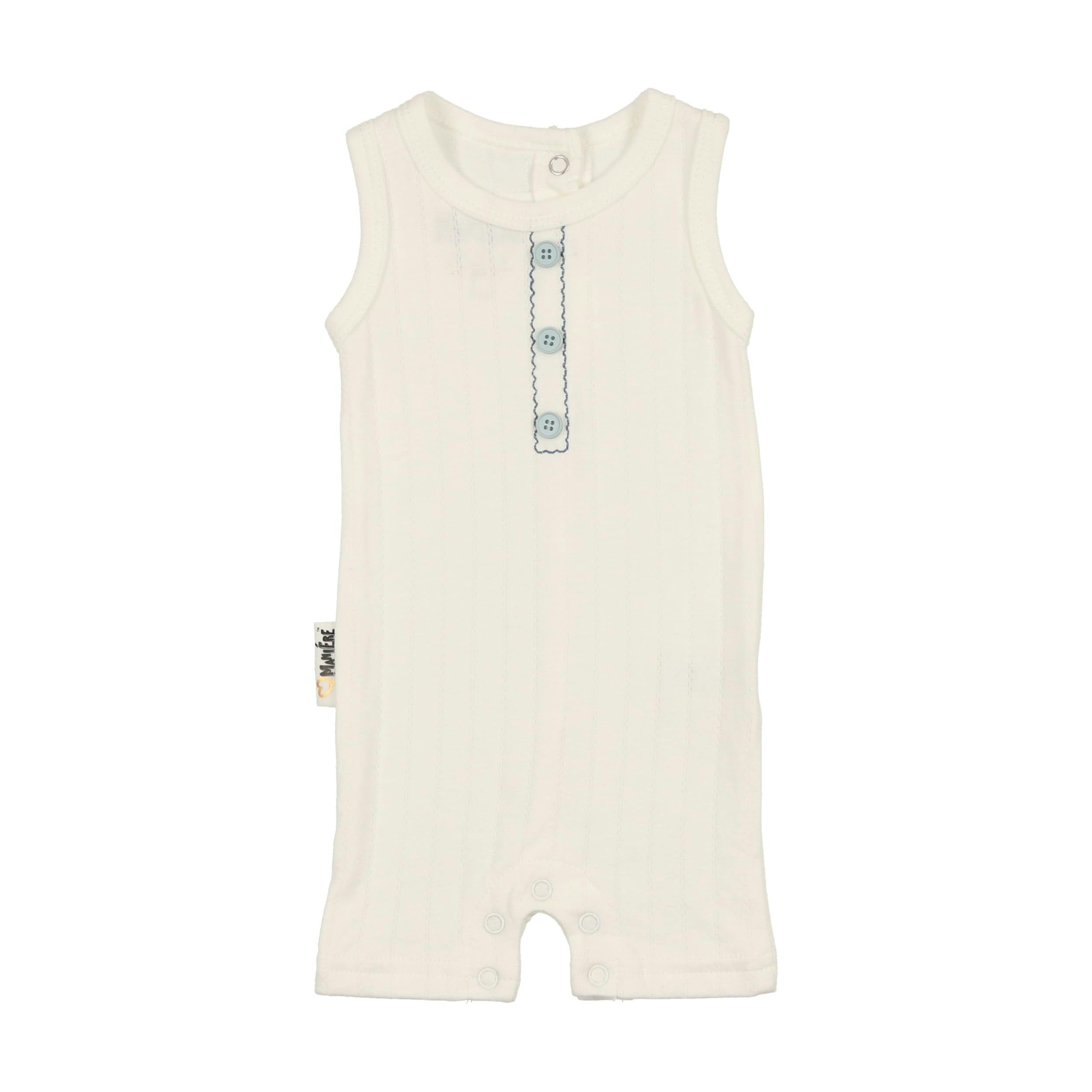 Textured Stripe Romper