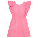 Sadie Dress - Taffy Pink Embroidery