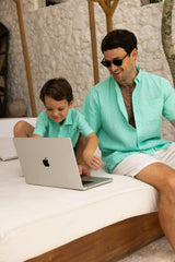 The Future Sea Suite - Boys Linen Shirt