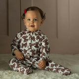 Tartan Bows Babygro
