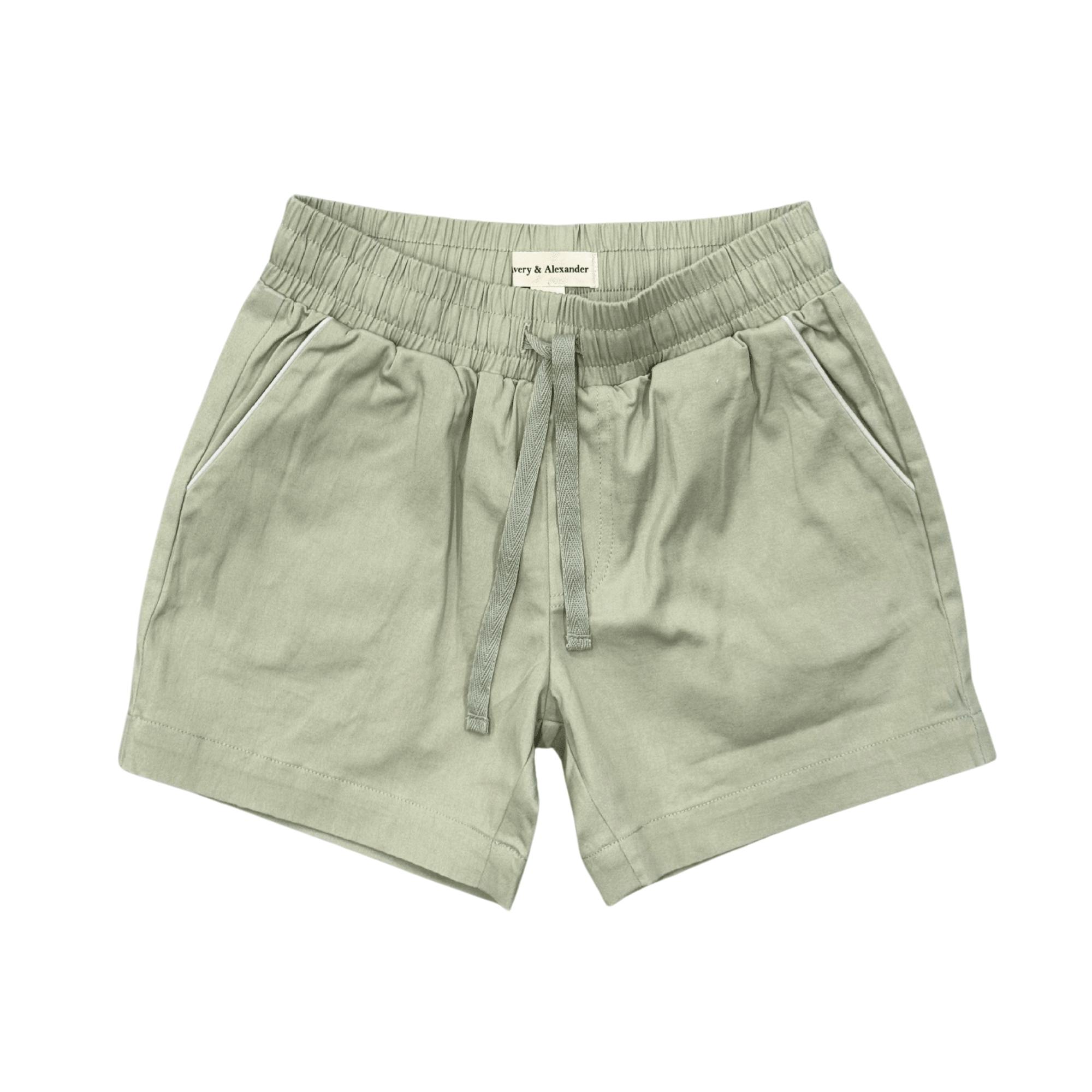 Boy's Twill Beach Shorts Desert Sage