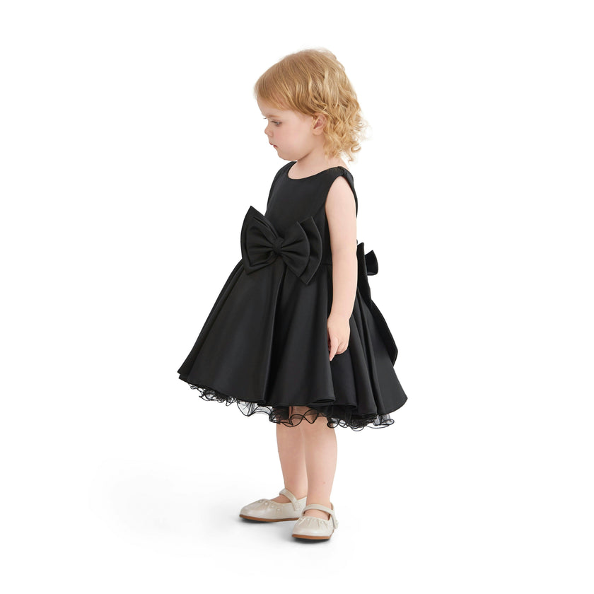 Black Canyonelle Bow Waist Dress