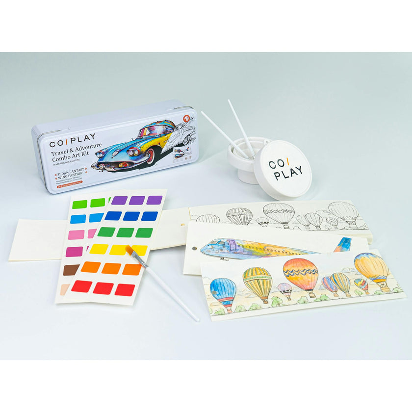 COIPLAY: Watercolor Art Kit - Travel & Adventure