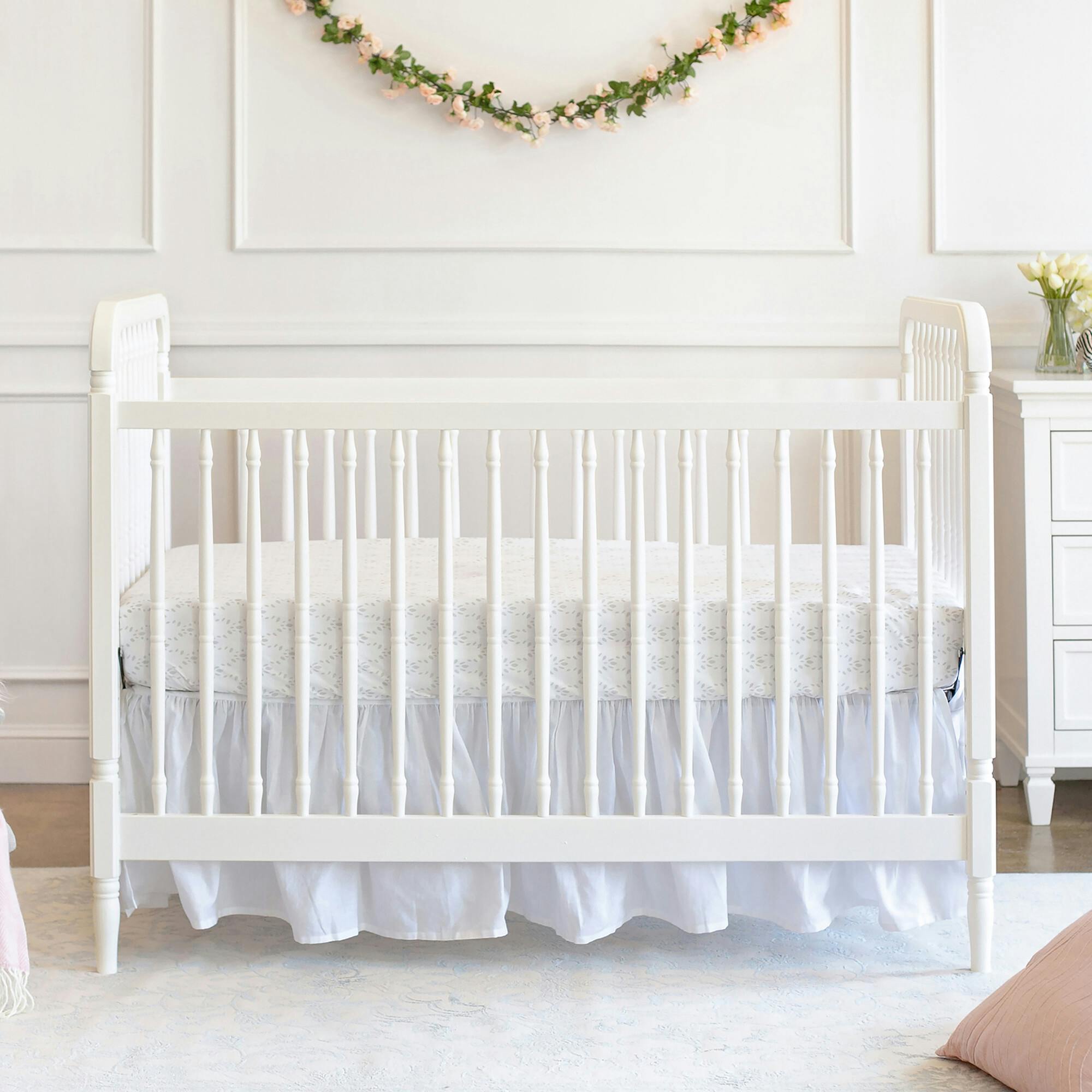 Liberty 3-in-1 Convertible Spindle Crib with Toddler Bed Conversion Kit