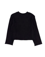 Ruby Top - Black Brushed Rib