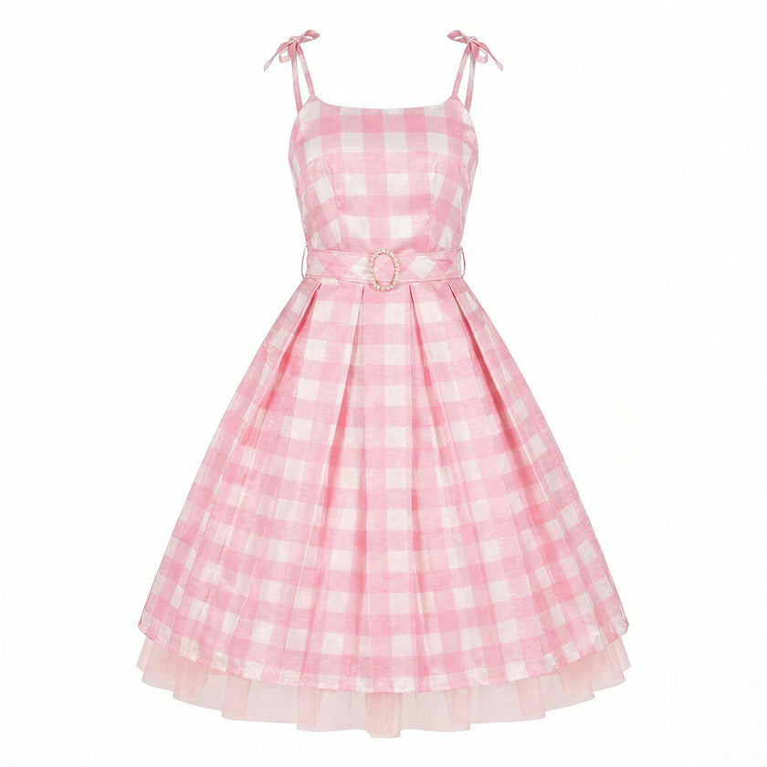 A Leading Role x Mattel Premium Barbie The Movie Barbie Pink Gingham Adult Dress Up
