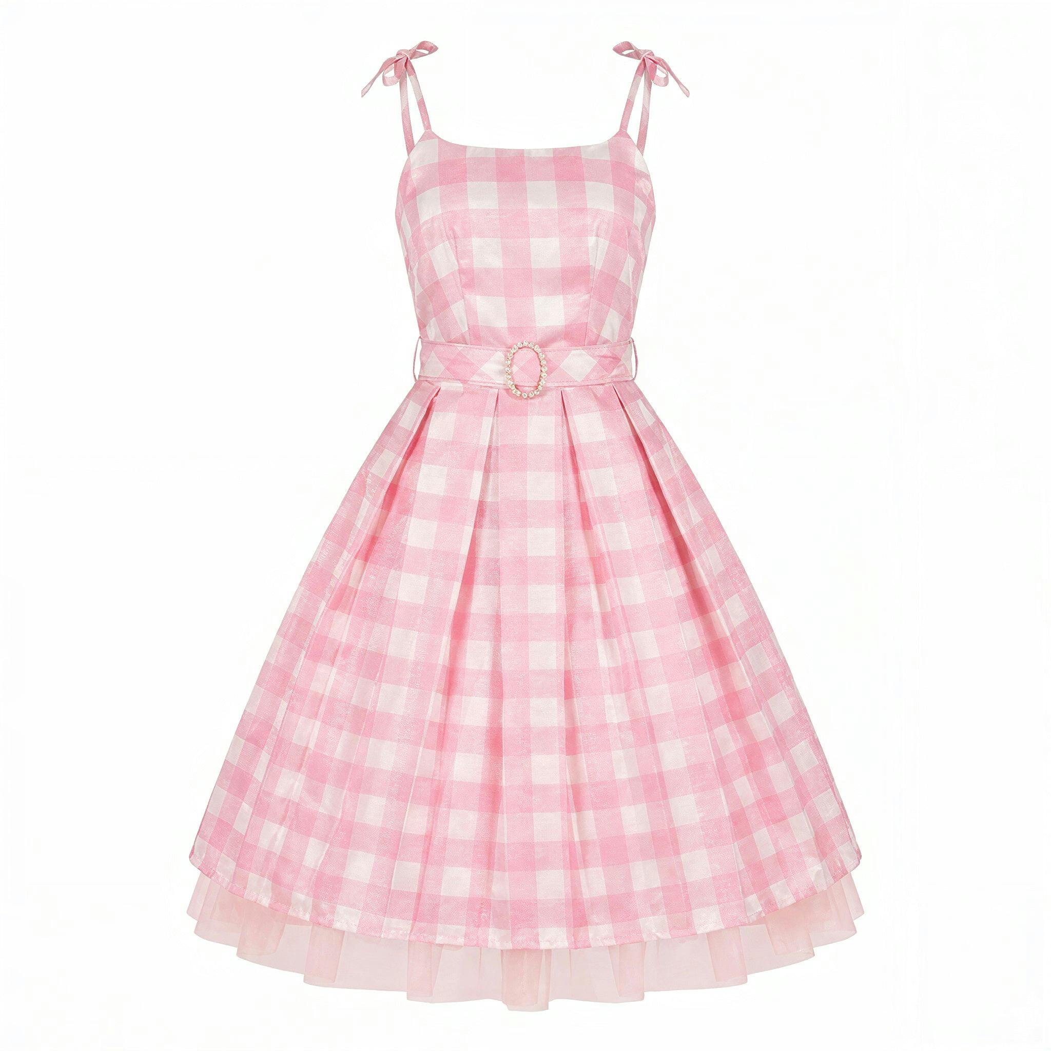 A Leading Role x Mattel Premium Barbie The Movie Barbie Pink Gingham Adult Dress Up