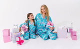 Women's Candy Cane Silk Set