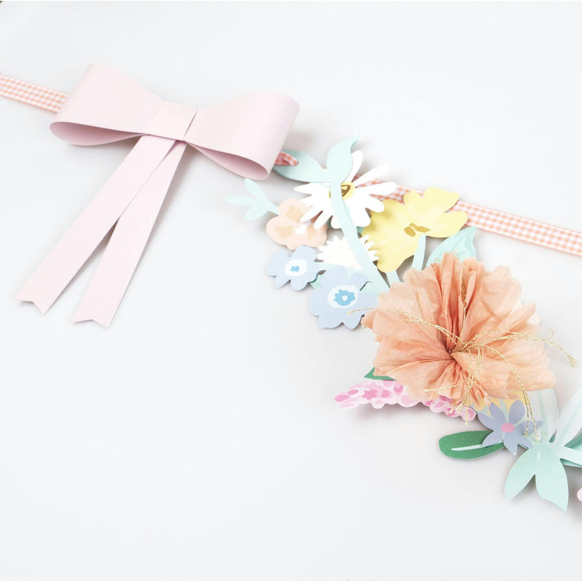Flower & Bow Garland
