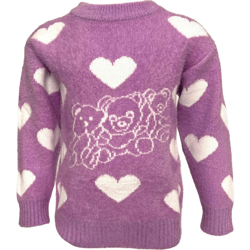 I Love Teddy Bears Knit Sweater