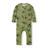 Cotton Stretch Zipper Pajama