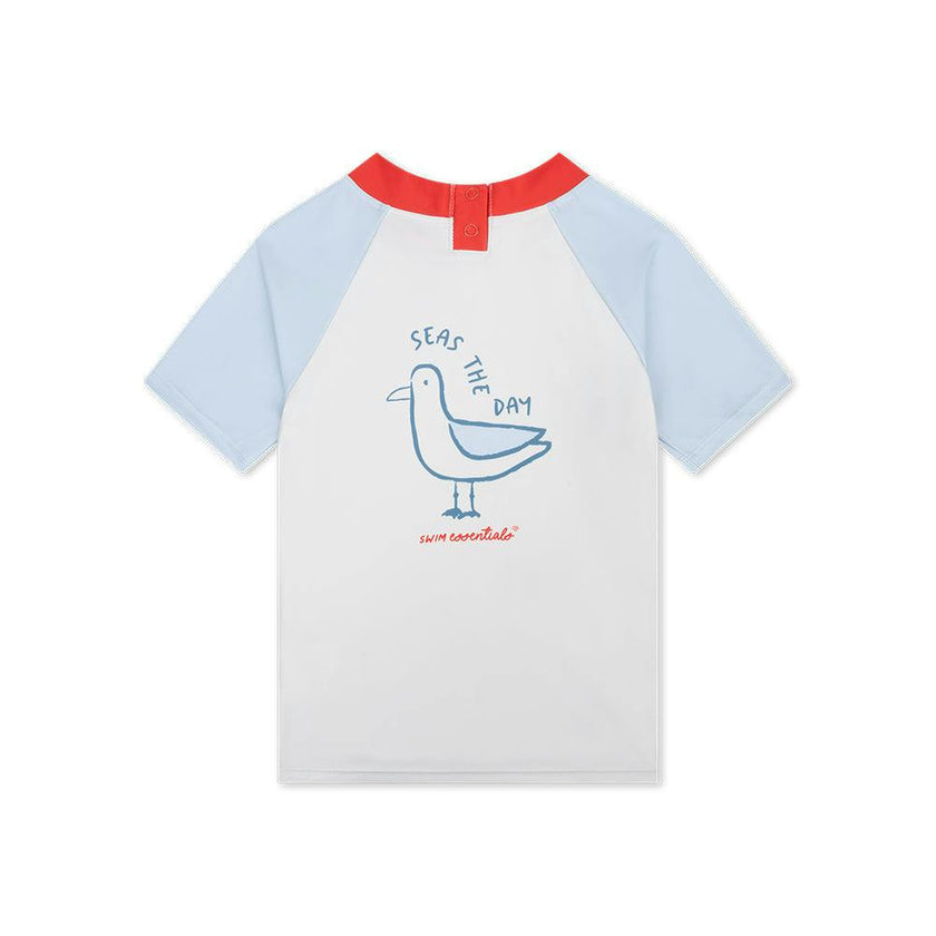 Swim Shirt Short Sleeves - Multicolored - Seas The Day
