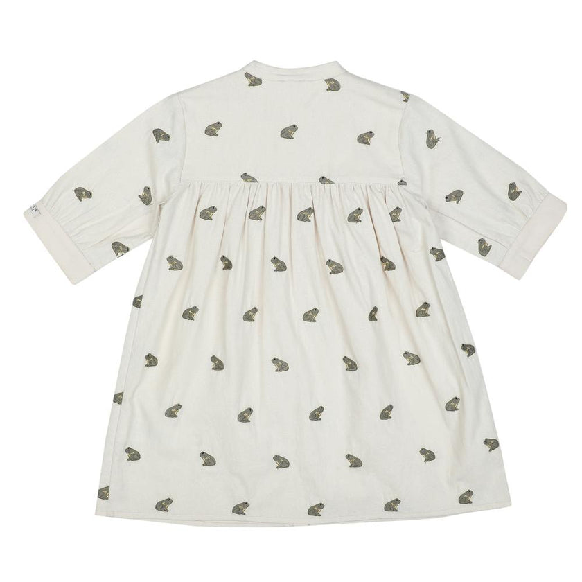 Ulda Dress | Frogs | Warm White