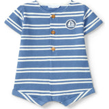 LARANJINHA Striped Sailor Shortie - Blue