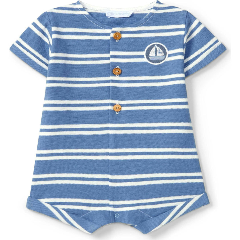 LARANJINHA Striped Sailor Shortie - Blue
