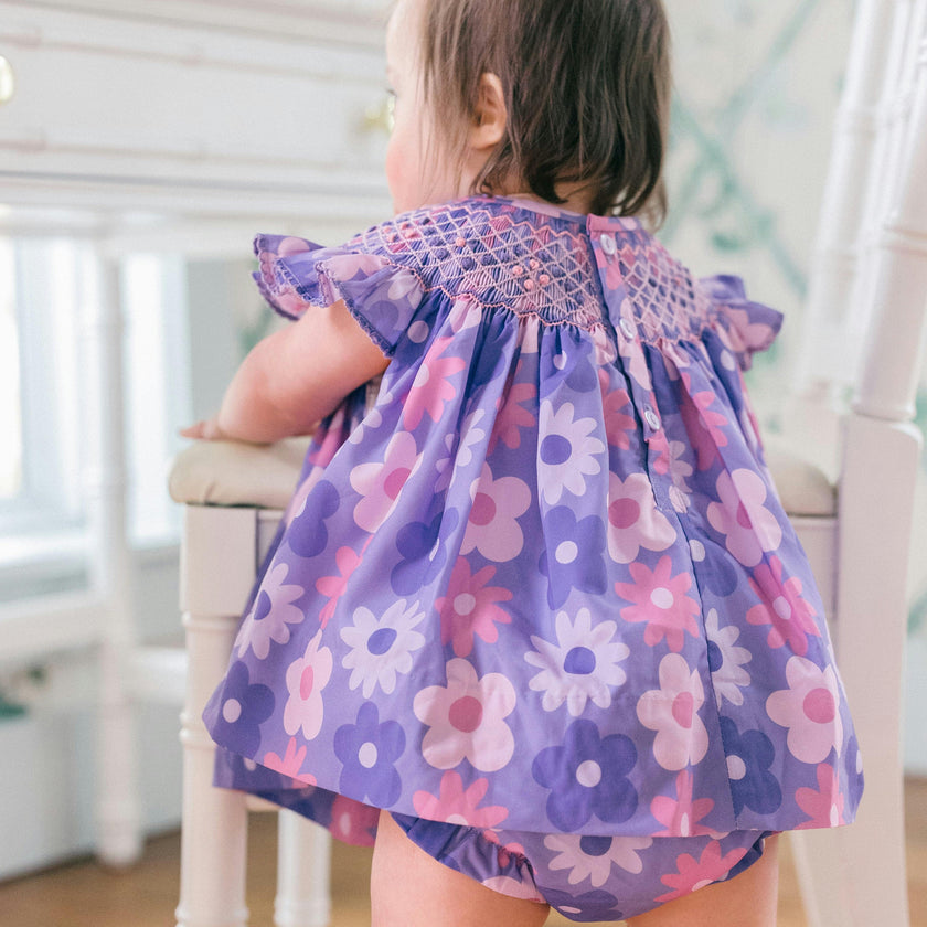 Annie Smocked Diaper Cover Set