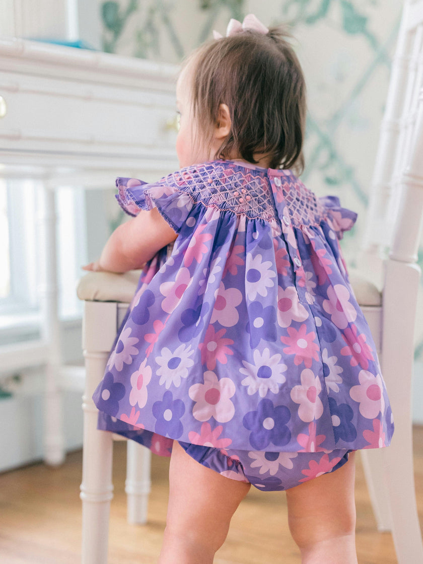 Annie Smocked Diaper Cover Set