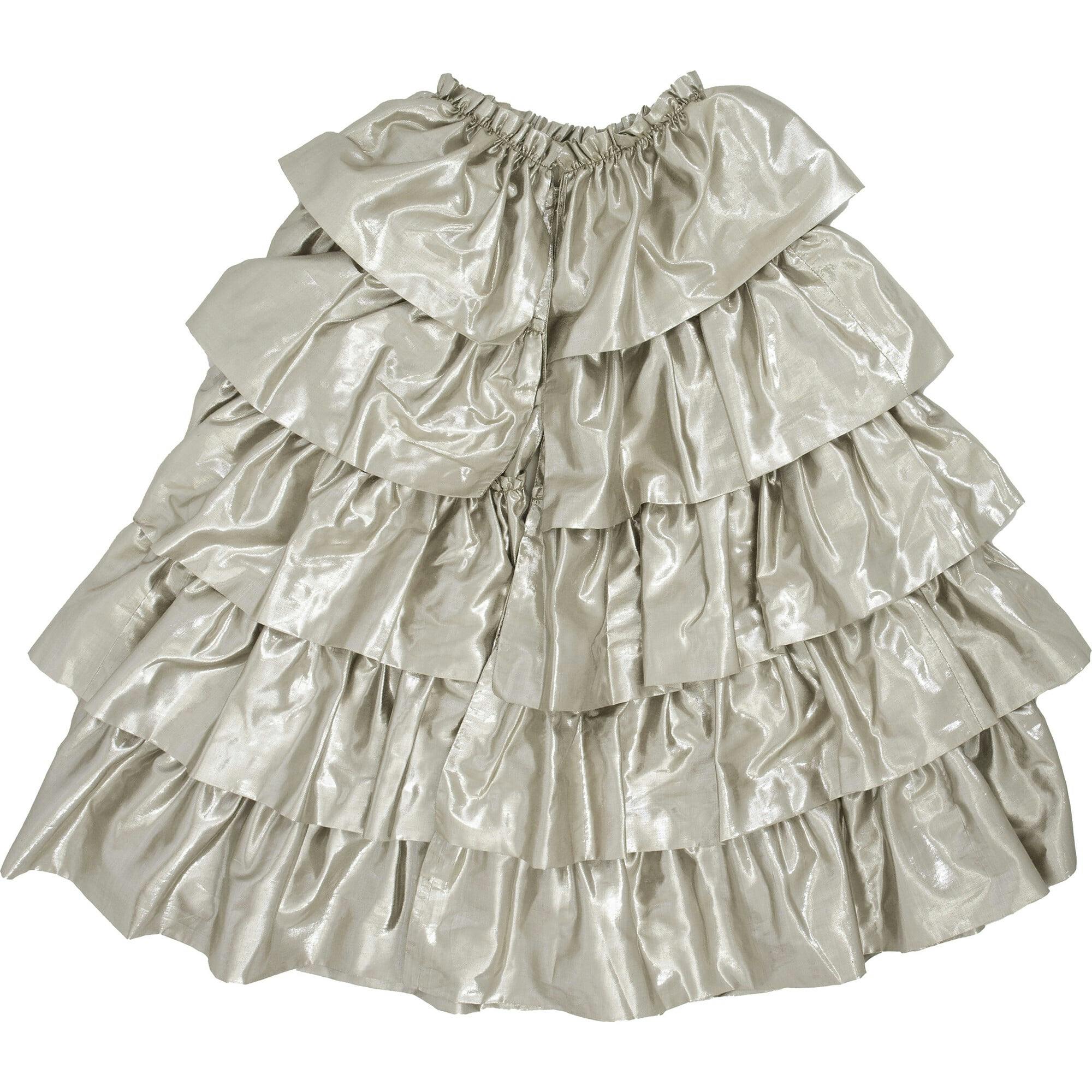 Gold Ruffle Cape