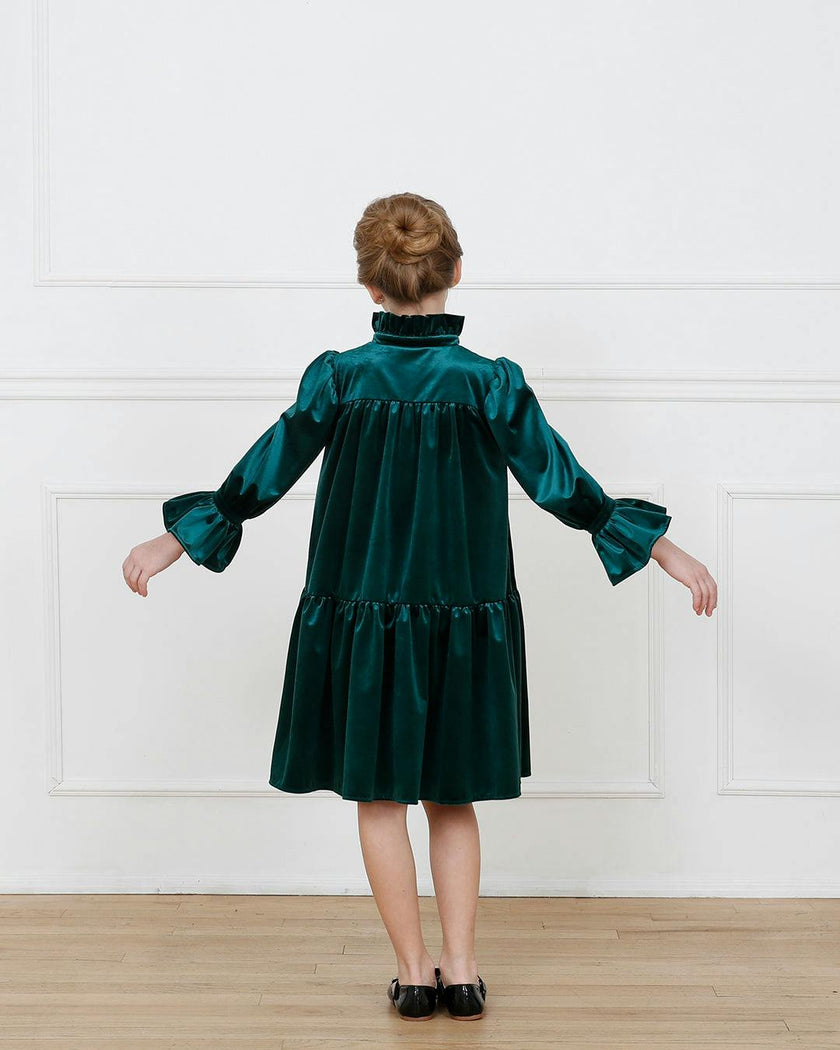 Evelyn dress (ruby red)