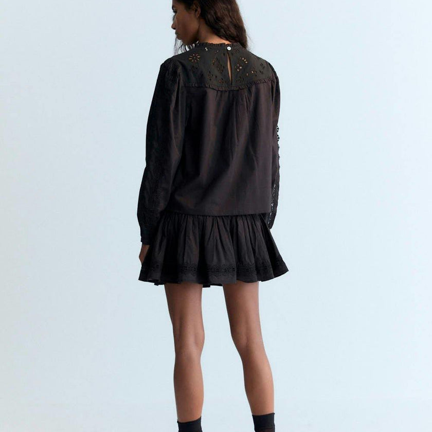 Dahlia Woman Blouse Eclipse Noir