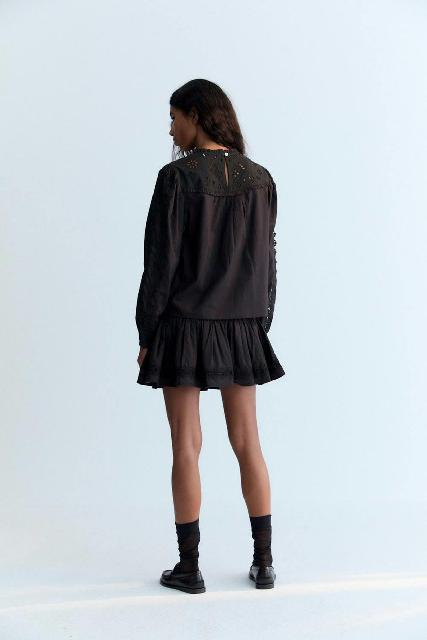 Dahlia Woman Blouse Eclipse Noir