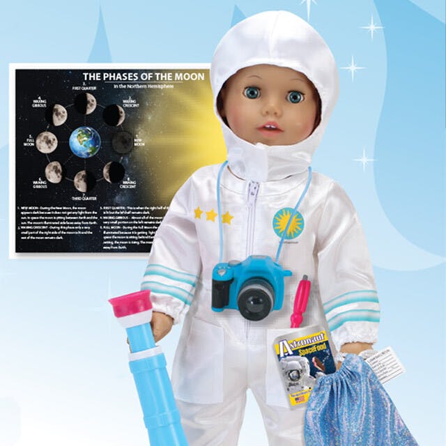 18'' Doll 8 pcs Smithsonian Astronaut Set