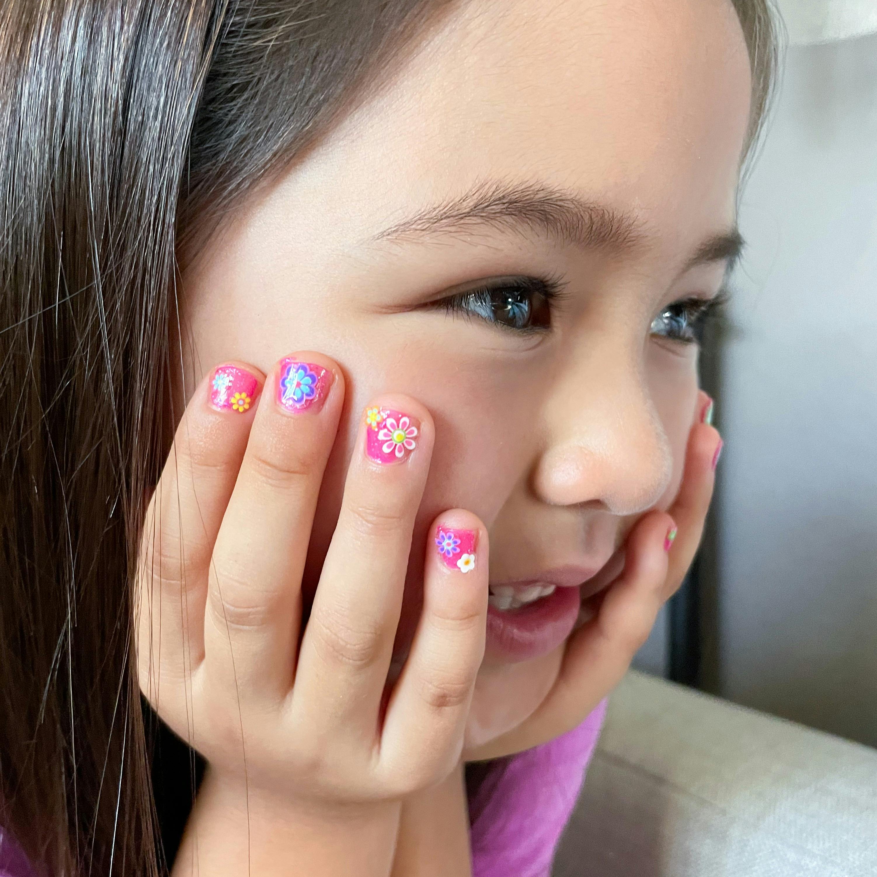 3-D Flower Nail Art