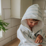 Seaside Stripes Bathrobe - Ocean