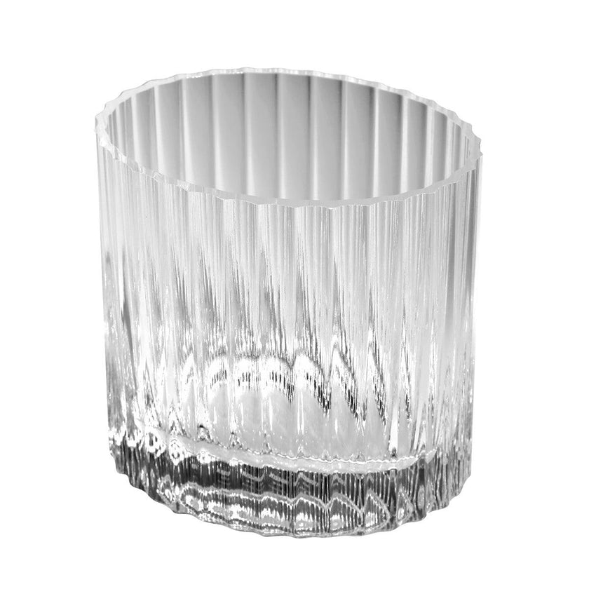 Wine Glasses NASTRI Set of 6  Transparent 10 oz, H 3.3"