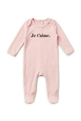 Je T'aime Print Footie