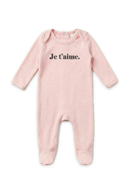 Je T'aime Print Footie