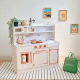 Teamson Kids Little Chef St. Louis Wooden Play Kitchen With 15 Accessories