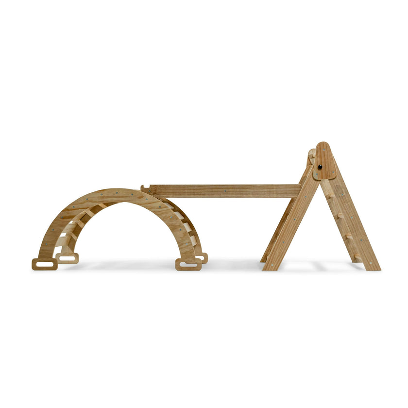Hazel | Pikler Triangle, Slide & Rocker Set