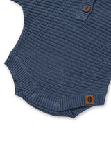 Chunky Knit Romper in Oxford