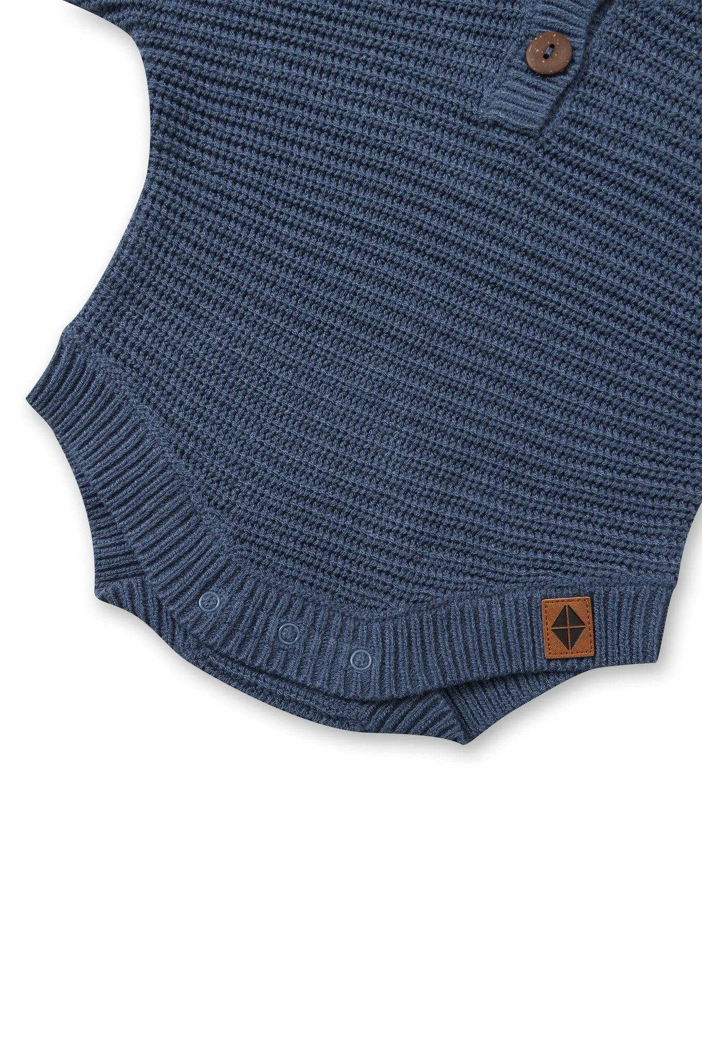 Chunky Knit Romper in Oxford