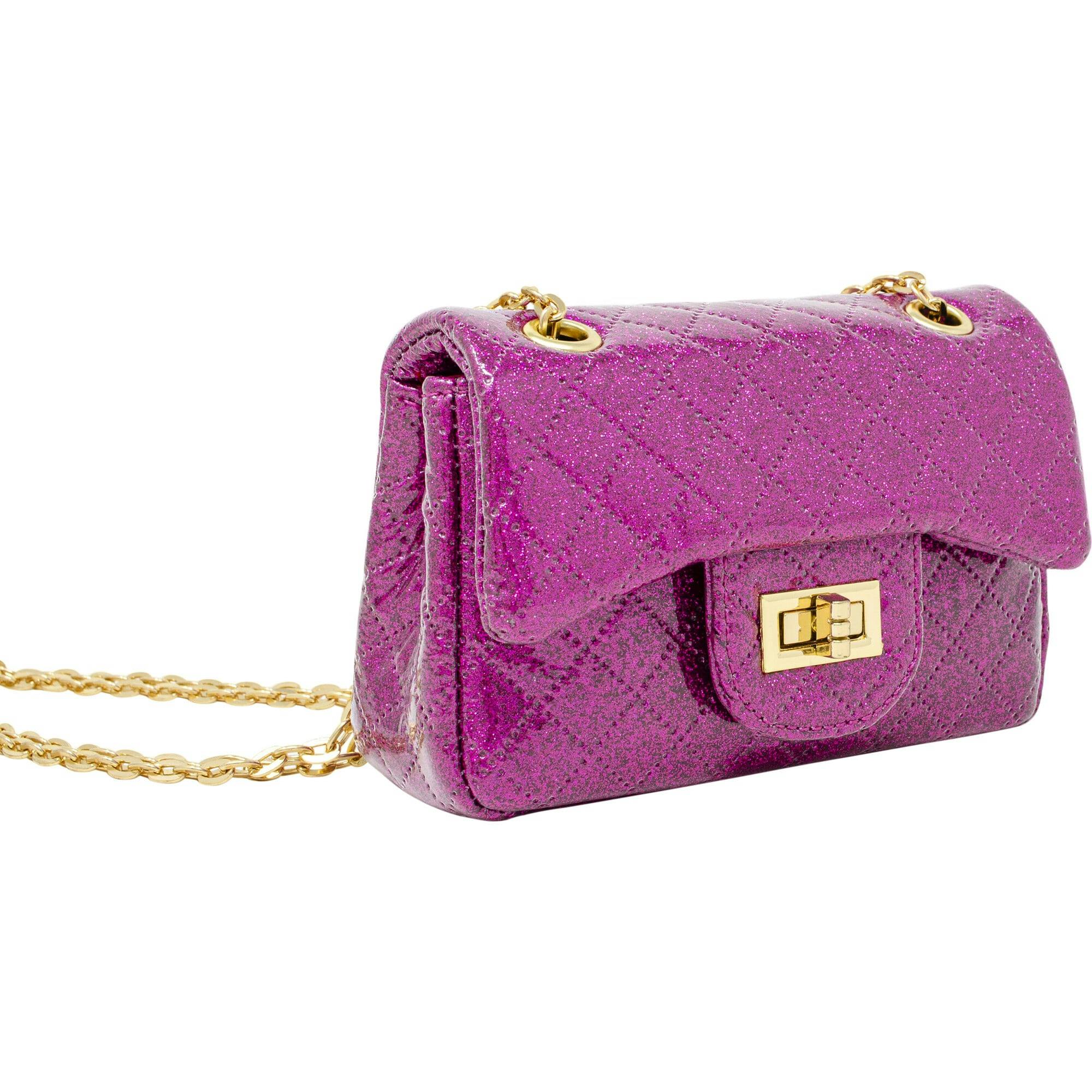 Classic Quilted Sparkle Mini Handbag
